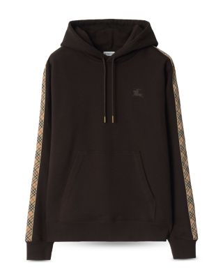 Simon Slim Fit Check Trim Hoodie