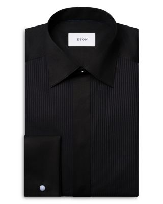 Slim Fit Solid Pliss&eacute; Shirt