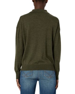 Emeline Merino Wool Polo Sweater