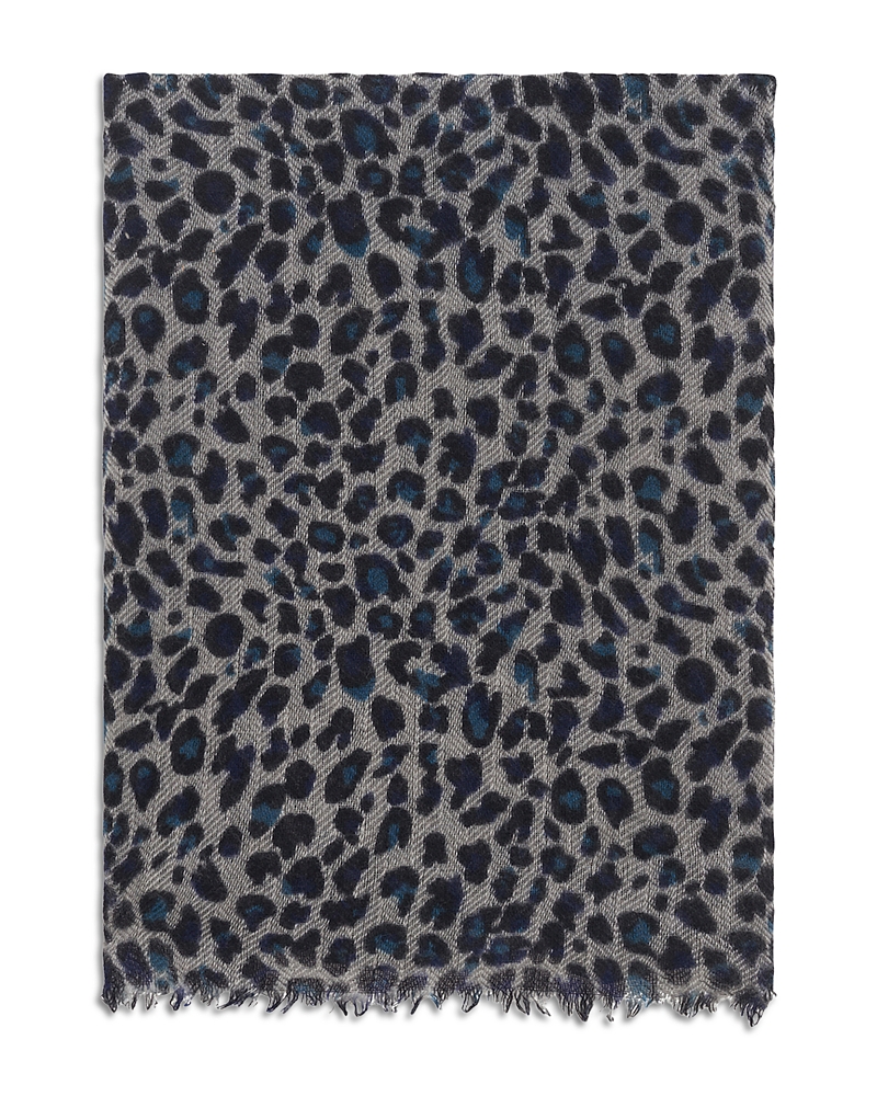 Gerard Darel Rosalie Wool & Cashmere Scarf In Blue