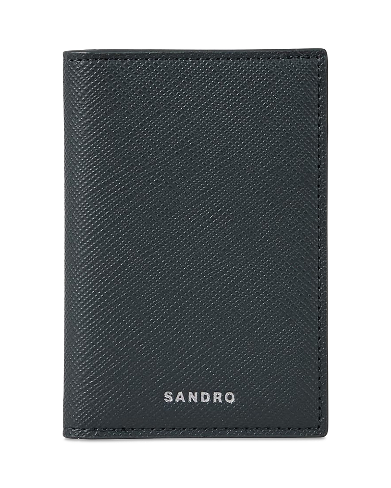 Sandro Fw24 New Card Holder In Gray