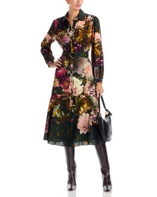 The Mila Silk Blend Printed Dress