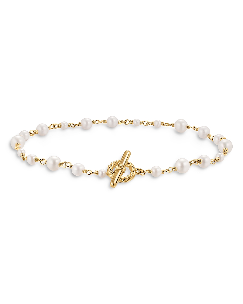 Pearl Classics Toggle Chain Bracelet in 18K Yellow Gold, 4.5mm