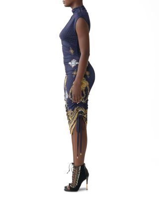 Embellished Asymmetric Dress