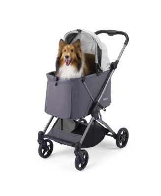  Maxi Deep Carriage with Puncture Free Rubber Wheels, Lightweight and Collapsible Pet Stroller