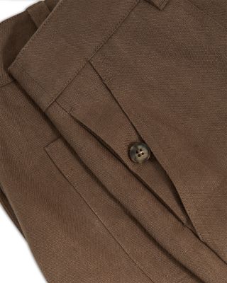 Petites Ashby Linen Wide Leg Pants