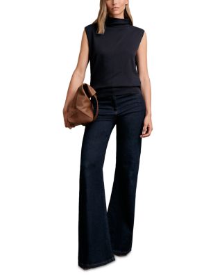 Harper Wool Sleeveless Slouch Neck Top