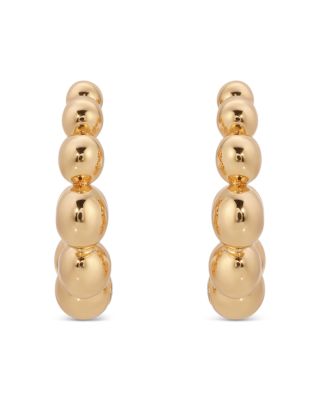 Bubble Huggie Hoop Earrings