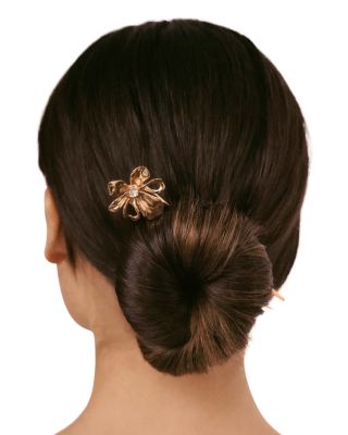 Crystal Flower Hair Pin