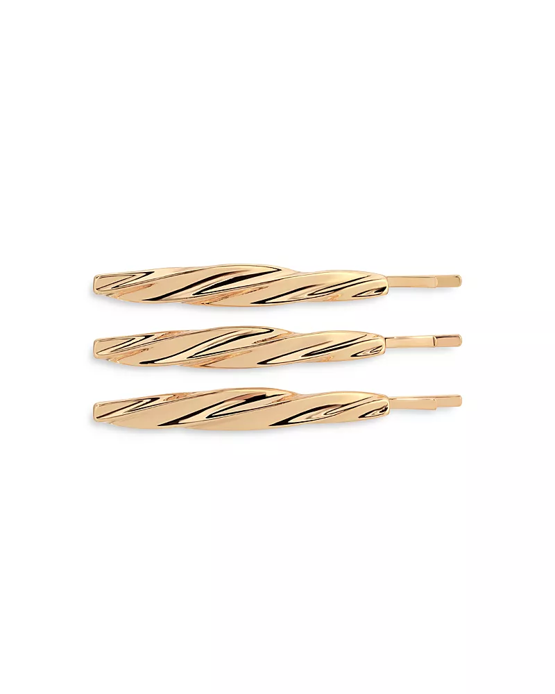 Ettika Twist Hair Pins, Set of 3