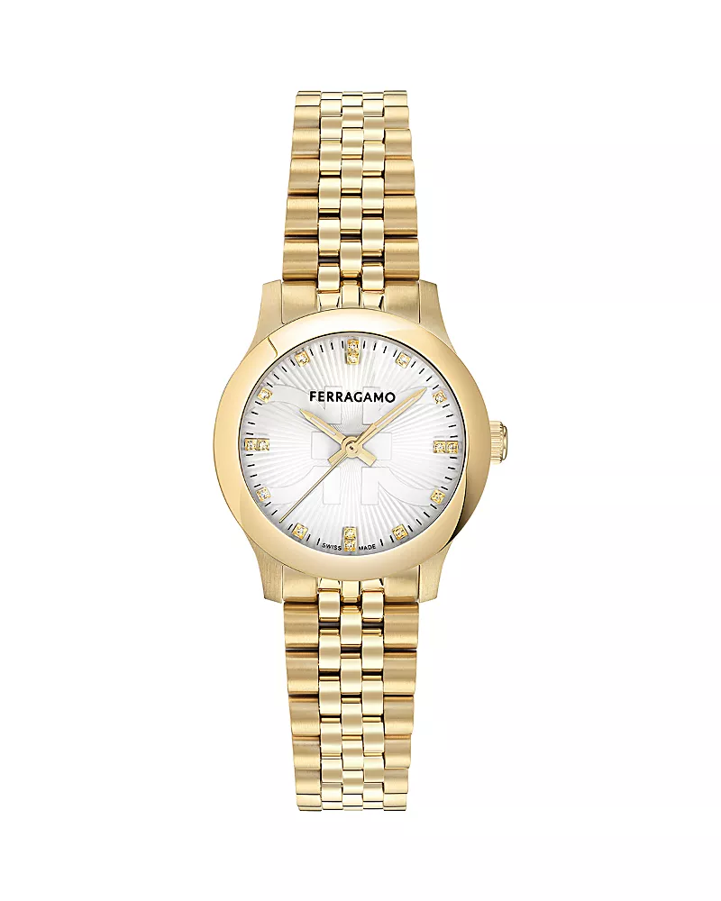 Ferragamo Duo Diamond Watch, 28mm