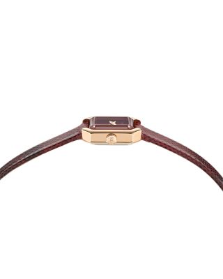 Crystal Petite Leather Watch, 15mm x 20mm