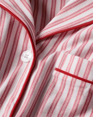 Antique Red Ticking Pajama Set