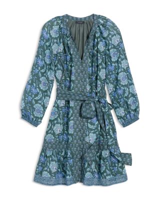 Long Sleeve Belted Dress