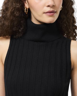 Padma Fine Knit Turtleneck Tank Top
