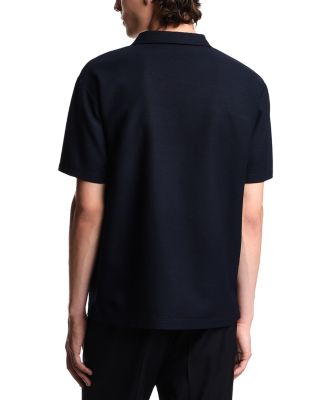 Icon Open Collar Wool Polo Shirt