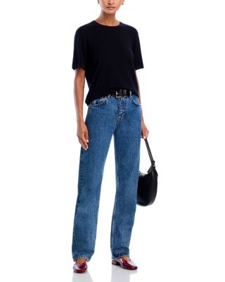 Cotton and Cashmere Short Sleeve Tee