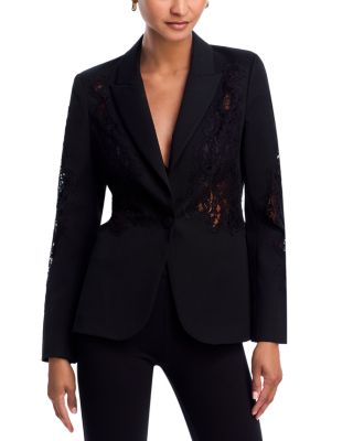 Clementine Lace Appliqu&eacute; Blazer