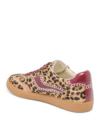 Women's Notice Stitch Leopard Print Sneakers