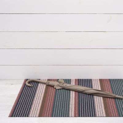 Pleat Stripe Shag Rug, 24" x 36"