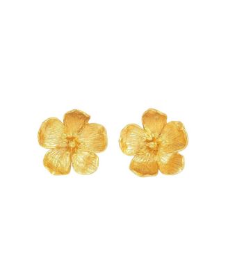 Buttercup Flower Stud Earrings