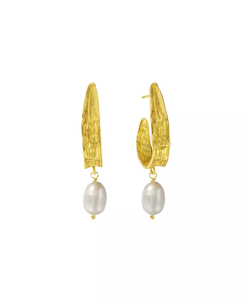 Ottoman Hands Judy Statement Hoop Earrings