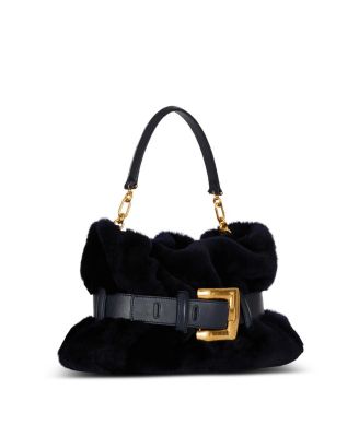 Medium Anthem Bag in Shearling
