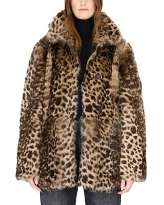 Milky Way Reversible Shearling Coat