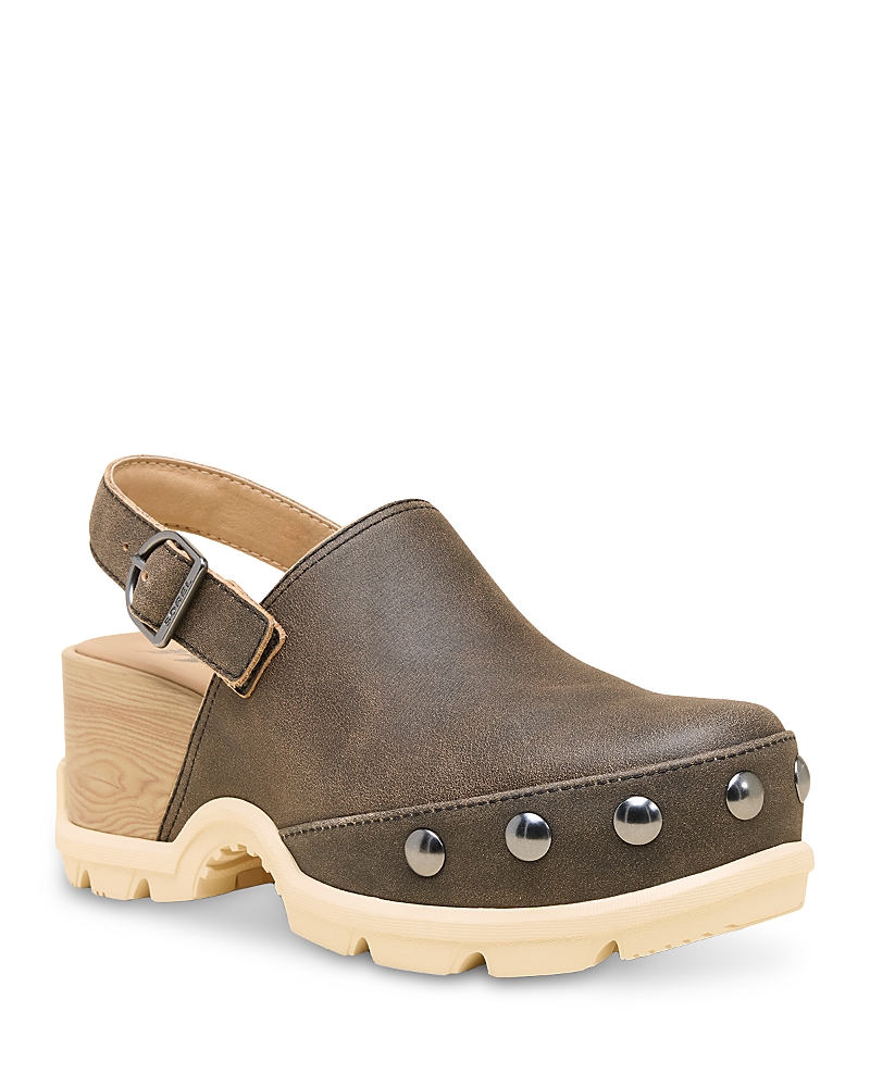 Sorel Women's Roam'n Clog Rvt Studded Clogs In Brown