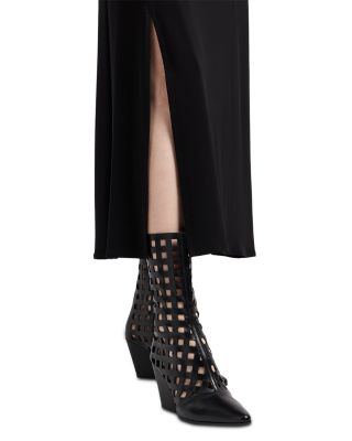 Side Slit Midi Skirt