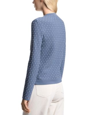 Textured Striped Cardigan