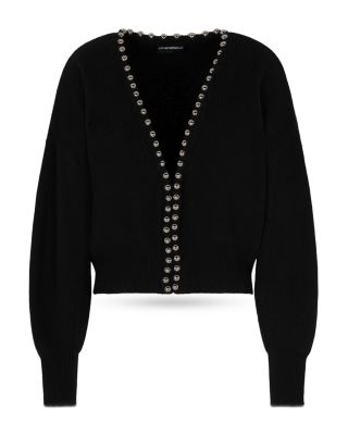 Metallic Sphere Trim Sweater