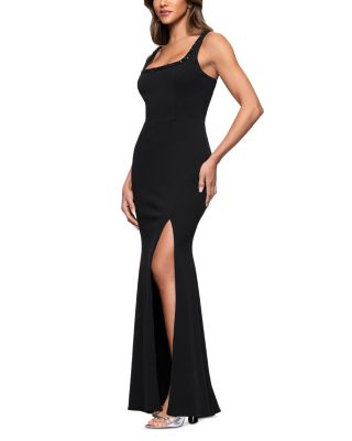 Scuba Sleeveless Gown - Exclusive