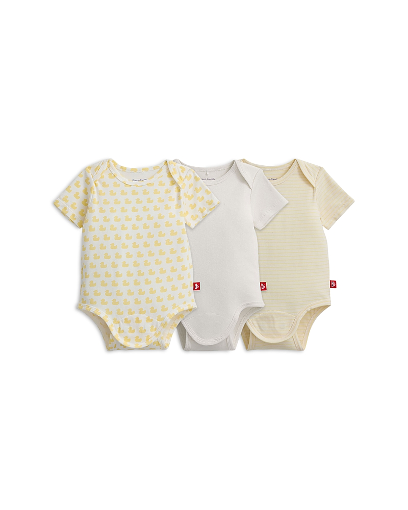 Magnetic Me Unisex Bodysuit Bundle, Pack Of 3 - Baby In White