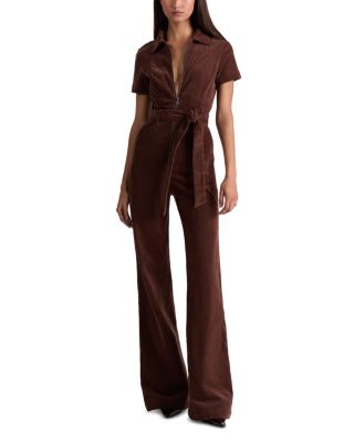 Corduroy Wide Leg Jumpsuit