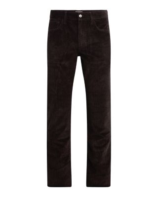 The Brixton Slim Straight Fit Corduroy Pants in Wren Brown