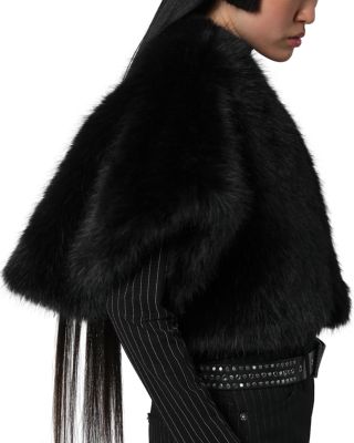 Devin Faux Fur Shrug