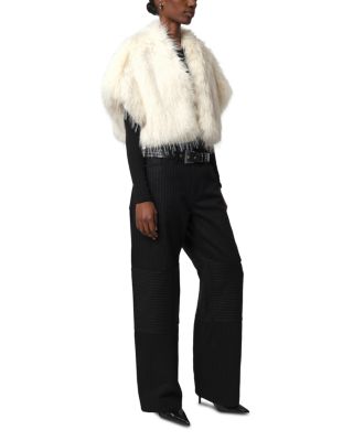 Devin Faux Fur Shrug
