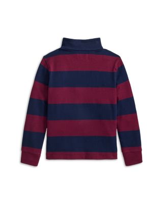 Boys' Striped Cotton Interlock Pullover - Little Kid