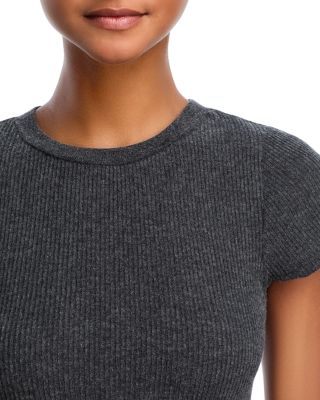 Gabby Rib Short Sleeve Crewneck Tee