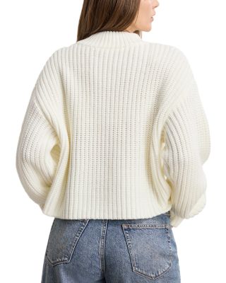 Chunky Knit Mock Neck Sweater