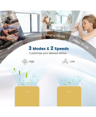  Portable 32 Pints/Day Dehumidifier for Home Basement with 3 Modes