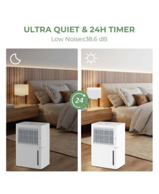  32 Pint Portable Dehumidifier with 3 Modes & 24H Timer