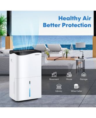  100-Pint Dehumidifier for Home & Basements with Smart App & Alexa Control