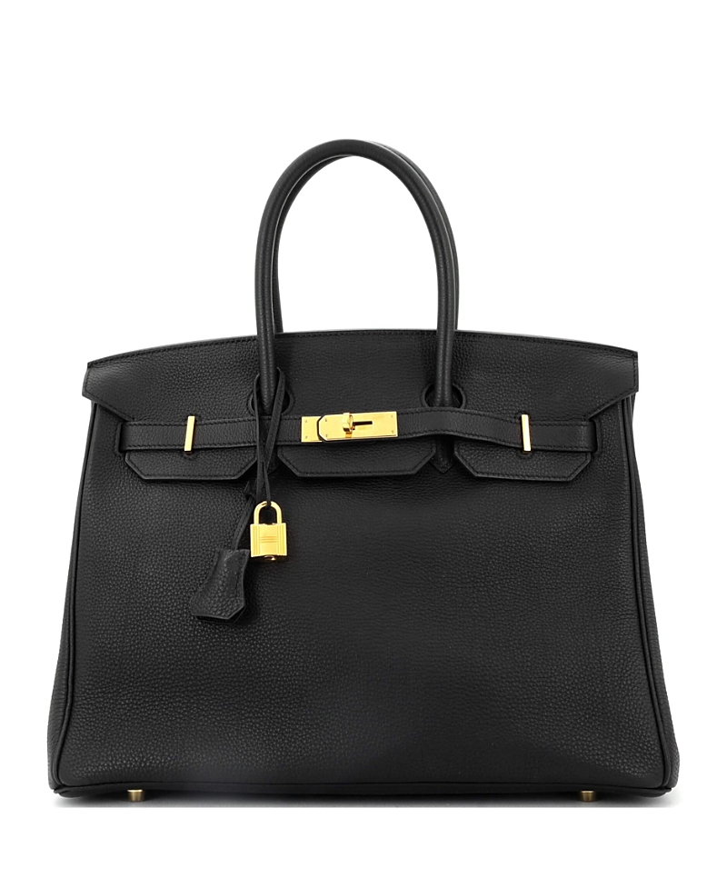 Pre-owned Pre-owned Hermes Hermes Birkin 35 Handbag Black Togo With Gold Hardware