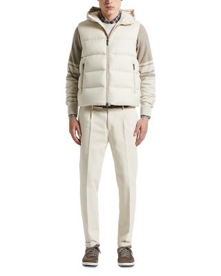 Man Hooded Puffer Vest