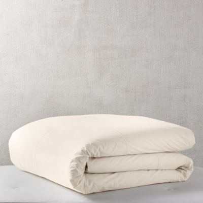 Italian Percale Solid Duvet Cover, Twin - Exclusive