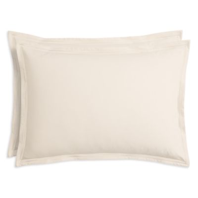 Italian Percale Solid Standard Sham Set - Exclusive