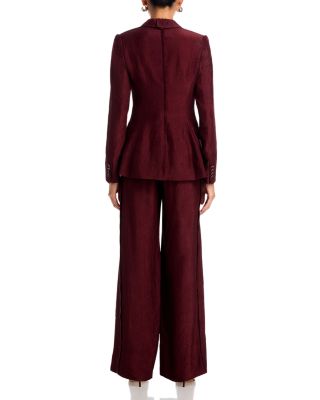 Crinkled Satin Blazer