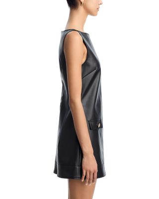 Dessa Faux Leather Mini Dress